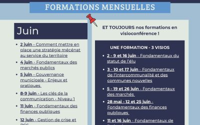 Newsletter – Formations