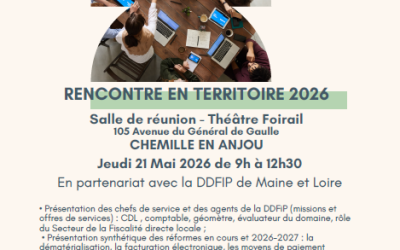 Rencontre en Territoire – 21 mai – Chemillé-en-Anjou