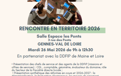 Rencontre en Territoire – 26 mai Gennes-Val-de-Loire