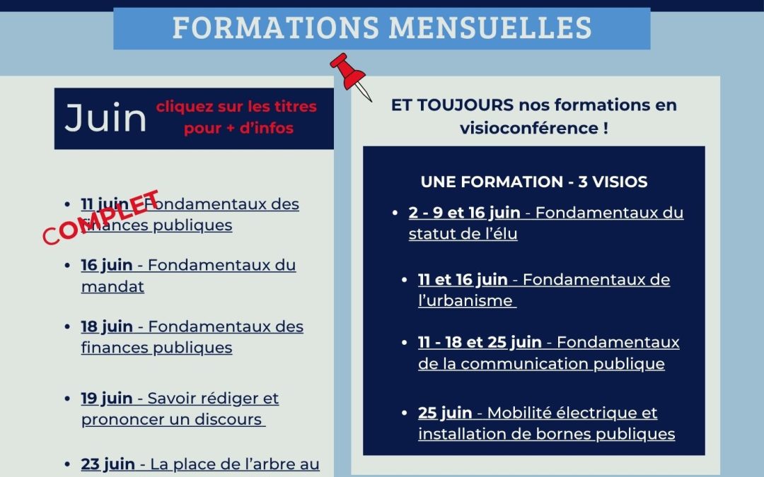 Newsletter – Formations